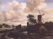 Windmill by a Stream (mk25) Jacob van Ruisdael